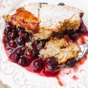 Gluten Free Blueberry Pudding Cake