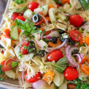 Gluten Free Summer Pasta Salad 