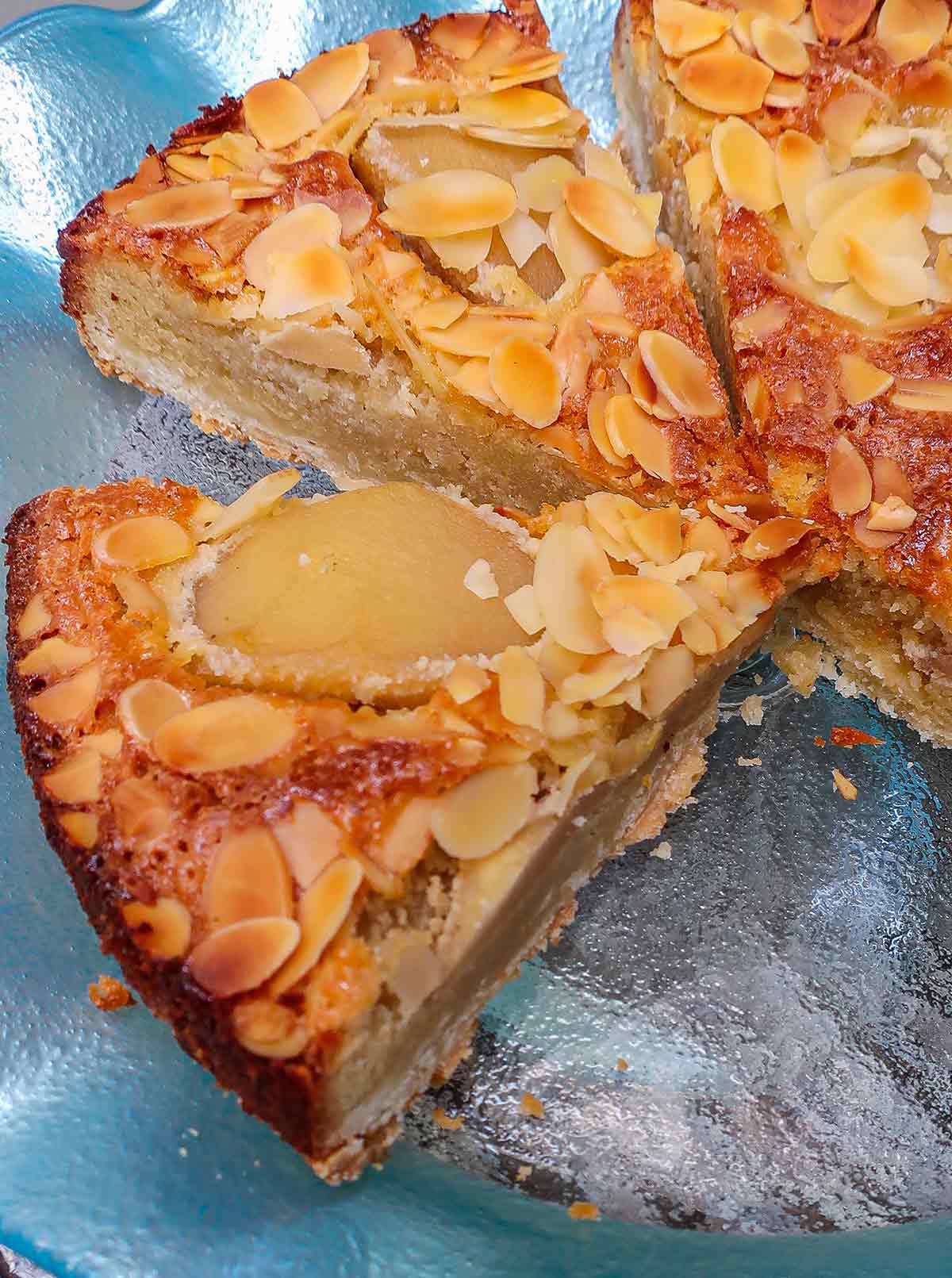 Pear and Almond Frangipane Cake - Gluten Free - Only Gluten Free Recipes