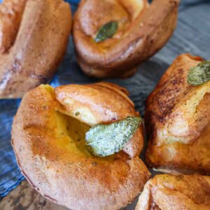 Gluten Free Parmesan Popovers With Sage