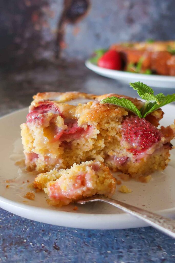 Gluten Free Strawberry Buttermilk Cake