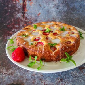 Gluten Free Strawberry Buttermilk Cake