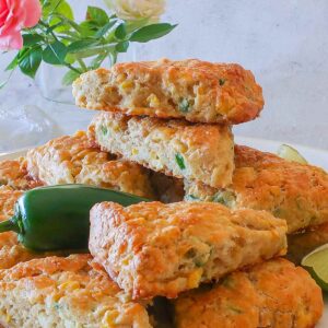 Jalapeno, Corn, Feta Scone – Gluten Free