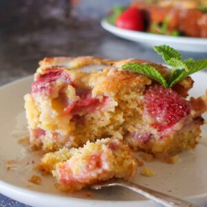 Gluten Free Strawberry Buttermilk Cake