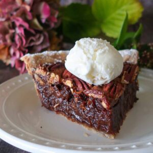 Gluten Free Chocolate Pecan Pie