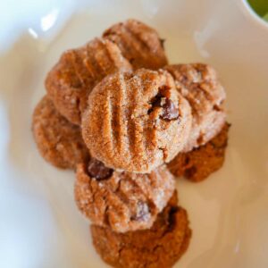 5-Ingredient Grain-Free Almond Butter Chocolate Chip Cookies