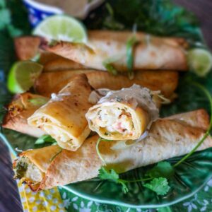 Baked Crispy Cauliflower Taquitos – Gluten Free