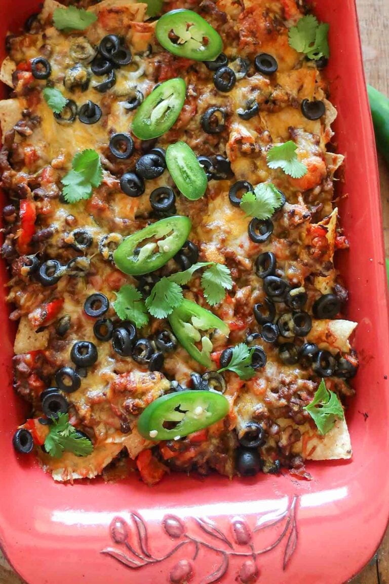 overview of gluten free nacho casserole