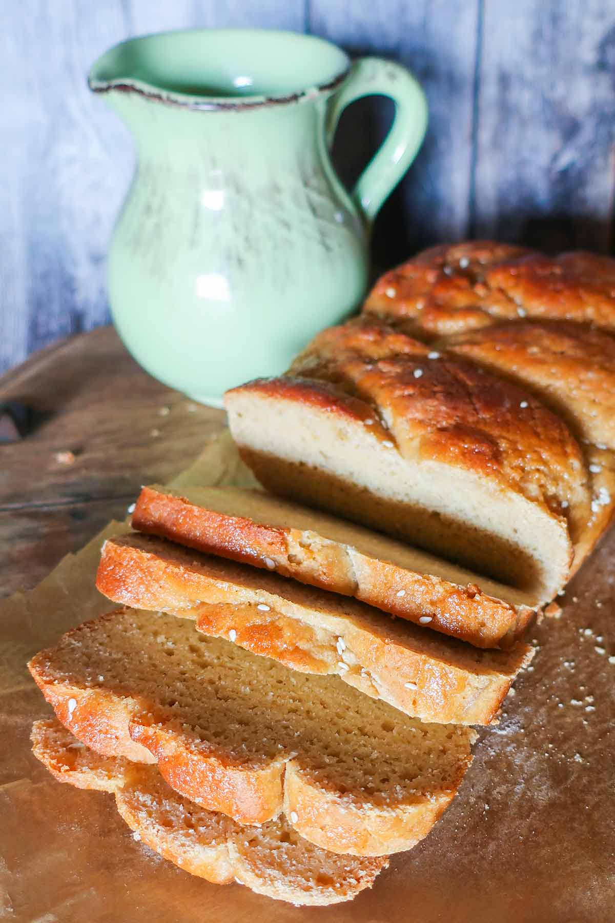 sliced jewish bread