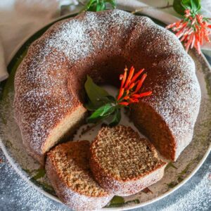 Gluten Free Earl Grey Bundt Cake