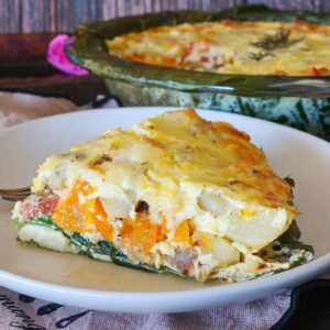 Mediterranean Vegetable Pie – Grain Free