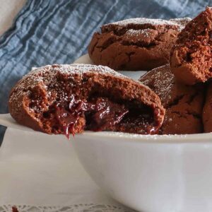 Gluten-Free Chocolate Molten Cookies