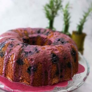 BEST Gluten-Free Blueberry Bundt Cake