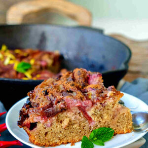 Gluten-Free Plum Skillet Country Cake