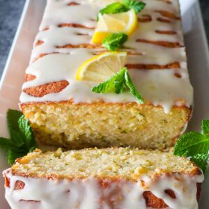 Gluten-Free Zucchini Lemon Rice Flour Cake