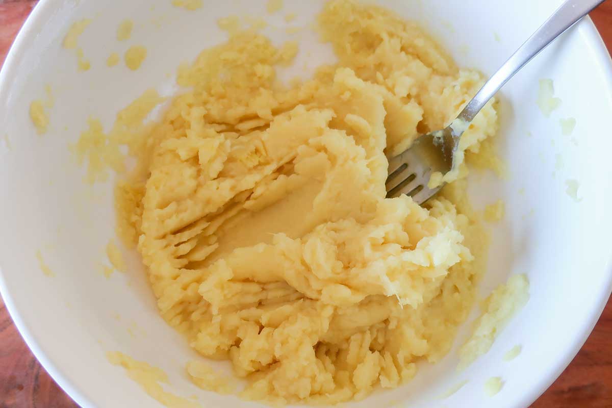 mashed sweet potatoes