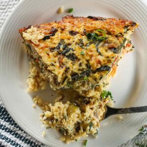 Veggie Rice Pie – Gluten Free