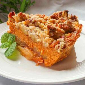 Gluten-Free Apple Pumpkin Crisp Pie