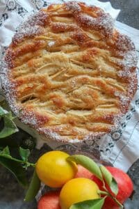 whole Italian apple cake, gluten free