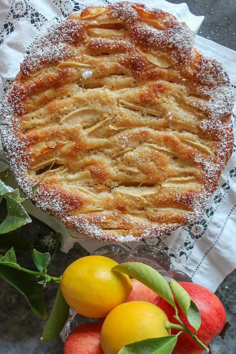 whole Italian apple cake, gluten free