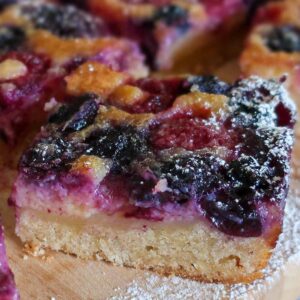 Easy Lemon Berry Pudding Cake – Gluten Free