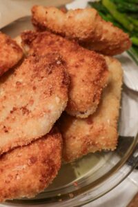 Gluten-Free & Egg-Free Crispy Breaded fish pieces