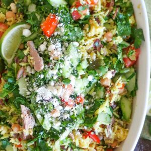 Mexican Beef and Rice Salad