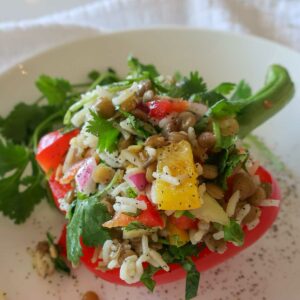 Gluten-Free Lentil & Rice Salad – Easy, Healthy & Vegan