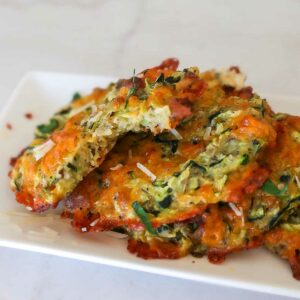 Gluten-Free Baked Cheddar Bacon Zucchini Bites (Low-Carb Appetizer)