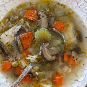 Best Ever Grandma’s Chicken Rice Soup (Gluten-Free & Easy)