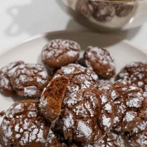 Melt-in-Your-Mouth Gluten-Free Chocolate Crinkle Cookies