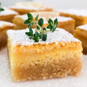 Healthy Maple Lemon Bars (Gluten-Free & Dairy-Free)
